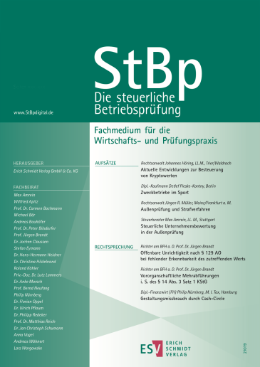  Die steuerliche Betriebsprüfung (StBp)