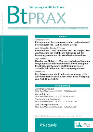  Betreuungsrechtliche Praxis (BTPrax)