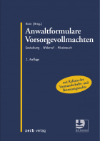 Anwaltformulare Vorsorgevollmachten