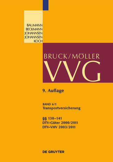  Bruck/Möller VVG Bd. 6/1