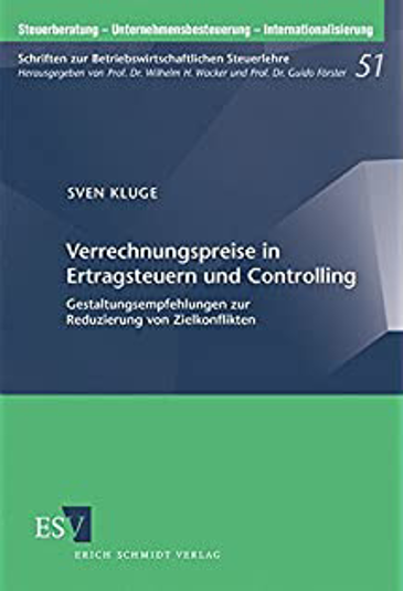  Verrechnungspreise in Ertragsteuern und Controlling