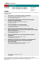 juris PraxisReport Steuerrecht 