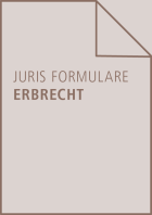 juris Formulare Erbrecht