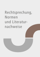 Rechtsprechung, Normen und Literaturnachweise Umweltrecht