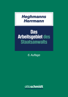 Das Arbeitsgebiet des Staatsanwalts