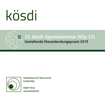  KSp 22 - Gestaltende Steuerberatungspraxis 2015