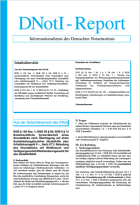 Informationsdienst des Deutschen Notarinstituts (DNotI-Report)
